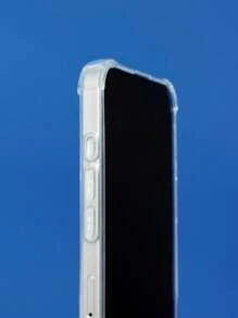 PEPSI X SHEIN Anti-Collision Figure Graphic Mobile Phone Case - Protective Cover Design, Compatible With IPhone - Clear - View 5