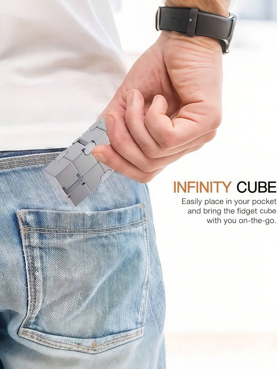 Cubo mágico del infinito - Mejora las habilidades cognitivas y de resolución de problemas - Juguete de rompecabezas divertido - 110g - Ver 1