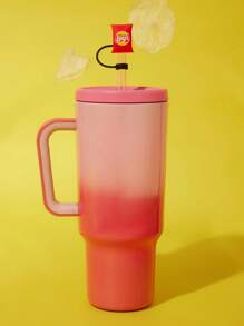 Lay's X SHEIN Dust-Proof Reusable Straw Cap, Suitable For Straws With A Diameter Of 8-10 Mm - Multicolor - View 2