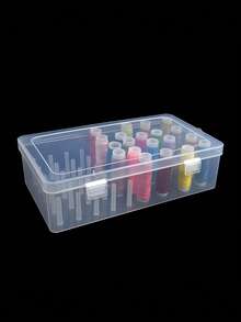 1PC 42 绕线缝纫线收纳盒，刺绣缝纫套装收纳盒，便携式大容量针架，便携式缝纫盒适用于 DIY 缝纫、刺绣和绗缝配件。