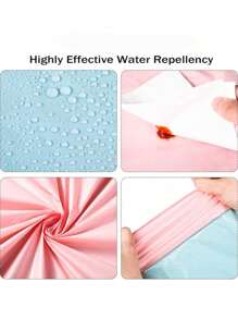 1pc/2pcs/4pcs Disposable Gender Reveal Party Supplies Plastic Gender Reveal Tablecloths Waterproof Pink And Blue Tablecloth For Birthday Shower Party Decorations - Multicolor - View 4