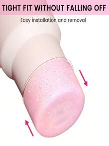 1pc Silicone Tumbler Sleeve, Anti-Scratch And Dented Protective Cover For Ice Cup, For 40oz & 30oz & 20oz Tumbler Travel Mugs, Compatible With Tumblers For Cup Accessories, Protective Cover For Sports & Outdoor Activities, For Cup - Multicolor - View 3