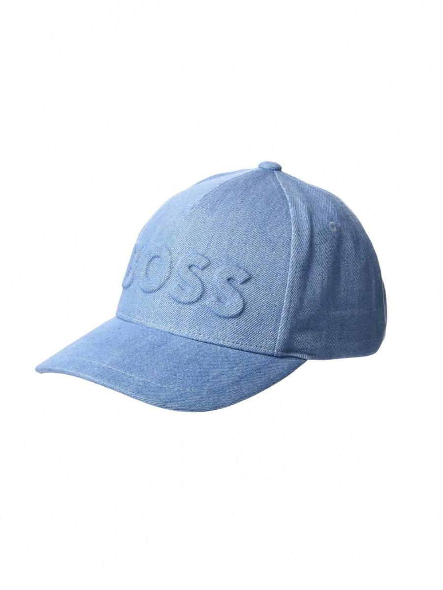 Hugo Boss Mũ lưỡi trai thường ngày có họa tiết chữ cho nam, mặc hàng ngày - 404 Xanh đậm - Xem 1