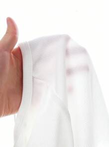 SHEIN 6pcs Newborn Solid Color Long Sleeve Top And Pants Set, Fashionable For Summer Fall Winter