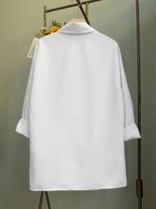 INAWLY Women's Standard Size Casual Long Sleeve Shirt Fall Cloth For Women