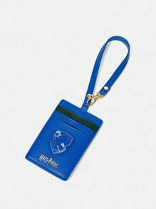 HARRY POTTER X SHEIN Hộp đựng thẻ dung lượng lớn di động có họa tiết chữ màu xanh - Màu xanh lam - Xem 4