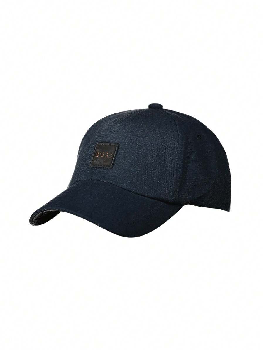 Hugo Boss Men's Casual Letter Printed Baseball Cap - 404 Dark Blue - View 1