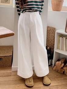 DAZY Tween Girls Casual Denim Jeans - White - View 1