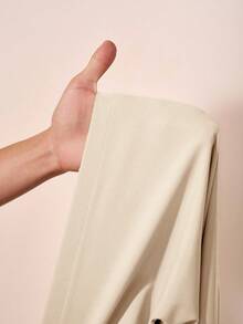 Zivah Conjunto de 2 piezas de top y pantalones rectos de mujer en color caqui, con un diseño de hombro asimétrico, cintura plisada y bajo asimétrico. Estilo elegante y versátil, adecuado para festivales de música, Pascua, Día de la Madre, bodas, fiestas de cumpleaños, uso diario y casual.