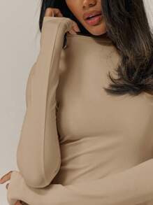 MUSERA 柔软如黄油般的长袖上衣，基础休闲款，适合机场、假日、秋冬、圣诞节等各种场合，优雅百搭。