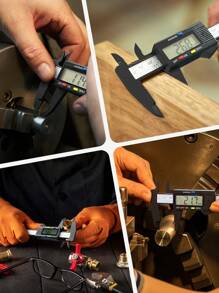 Teckwe 简约实用的多功能卡尺，带测量刻度显示