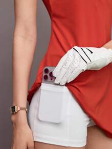 Activina 女式撞色镂空后背无袖运动连衣裙 - 彩色 - 查看 7