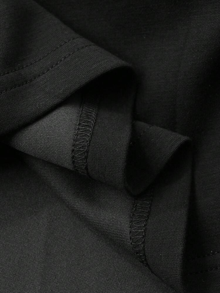 Dazy Plus Color Block Shirt Collar Bodycon Mini Dress, Long Sleeve