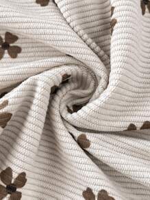 SHEIN Fall Clothes,Autumn Clothes,Maternity Autumn Clothes Maternity Maternity Casual Collegiate Style All-Over Print Adjustable Strap Jumpsuit Maternity Overalls Pregnancy Overalls Maternity Jumpsuits Pregnancy Jumpsuits Maternity Clothes - Khaki - View 3