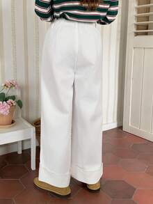 DAZY Tween Girls Casual Denim Jeans - White - View 3