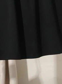 Conjunto de verano informal de top corto sin mangas con estampado de letras y falda larga para adolescentes