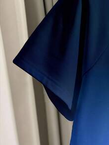 INAWLY Women's Casual Ombre Letter Print T-Shirt And Shorts Set, Summer