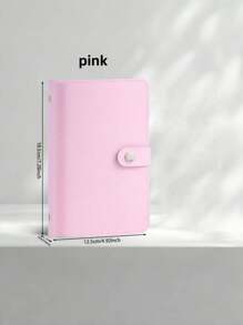 1 PIEZA Libro de ahorro de efectivo para billetes y monedas - Cartera portadora de dinero estética con cremallera, cuaderno planificador de presupuesto, organizador de billetes de dólar, bolsillo para monedas de viaje, regalo para hombres y mujeres, almacenamiento de moneda coleccionable