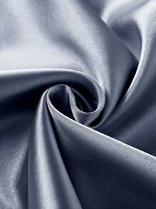 2-Tone Satin Criss-Cross Strap Women's Nightgown Satin Sleepwear Set Silk Sleepwear Women Lingerie Sleepwear Slip Dress Lingerie Satin Slip Dress Sleepwear Women Silk