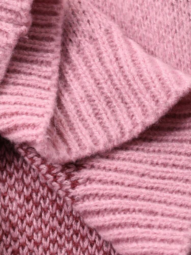 Tween Girls Letter Graphic Drop Shoulder Long Sleeve Crew Neck Sweater, Fall Clothes