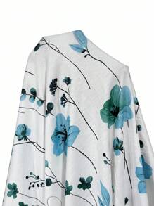 EMERY ROSE Váy Maxi dệt kim in họa tiết cổ chữ V không tay cho kỳ nghỉ thường ngày của phụ nữ - Nhiều màu - Xem 7