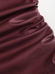 Sweetra Chaleco casual de moda de mujer con decoración de metal y