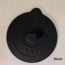 1pc Silicone Cup Lids - Universal Dustproof Cup Covers For Mugs, Tea Cups, Glasses - Nordic Style Grey, Yellow, Black, White And Etc. - For Office & Home Use - Perfect Gift For Family, Colleagues, Friends