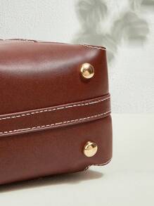 SHECARRY 1PC WOMEN'S FASHION 2 IN 1 SHOULDER & CROSSBODY BAG FOR COMMUTING & EVERYDAY USE