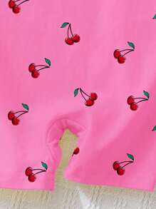 SHEIN 女婴休闲背带连体衣，适合春夏季 - 彩色 - 查看 5