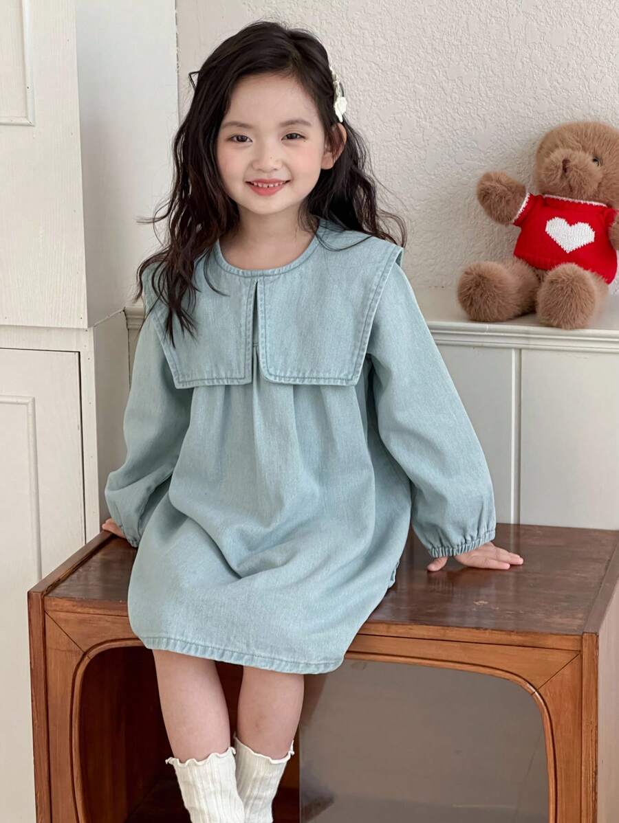 Dazy Kids 女童牛仔连衣裙