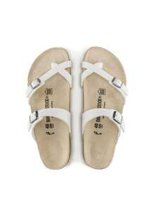 Birkenstock Dép đế bằng Mayari BF màu trắng dùng hàng ngày - trắng - Xem 3