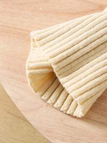 SHEIN Baby Girl Solid Color Flared Ribbed Knit Pants Toddler Flare Pants Baby Bell Bottoms Toddler Girl Pants Ribbed Flare Pants Baby Ribbed Pants Toddler Bell Bottoms Toddler Knit Pants Baby Girl Flare Pants Toddler Ribbed Pants Knitted Flare Pants Fall Winter Fall Baby Winter Dress Knit Baby Girl Clothes