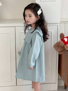 Dazy Kids 女童牛仔连衣裙