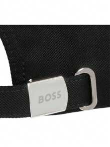 Hugo Boss 男士休闲字母图案棒球帽 - 001 Black - 查看 2
