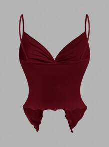 SHEIN MOD Damen Twist Vorne Kreuzgurt Ärmellos Top, Süße Oberteile