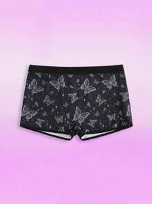 NotGurli Y2K Butterfly Contrast Color Comfy Women Boyshort Panties
