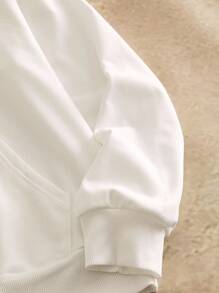 Manfinity NXTstreet 男士休闲日常度假指南针插画印花连帽衫卫衣白色图案连帽衫图案连帽衫山地图案连帽衫指南针图案连帽衫连帽衫街头服饰，适合秋冬