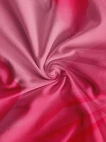 Soleia Plus Size Casual Minimalist Tie Dye Tropical Floral Print Camisole & Tank Top, Summer Wear Suitable For Going Out - Multicolor - View 6