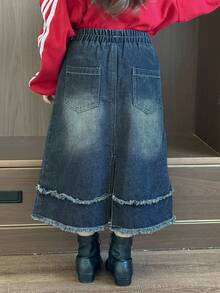 DAZY 年轻女孩休闲时尚百搭牛仔迷你裙