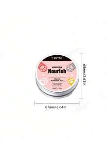 Pet Rose Oil Anti-Dry Cracking Nail And Paw Cream, Moisturizing Formula To Prevent Dryness, Repair Rough And Dead Skin, Safe And Harmless Ingredients - Pink - View 2