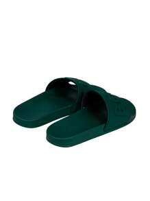 Hugo Boss 男士日常休闲字母图案平底凉鞋 - 綠色 - 查看 3