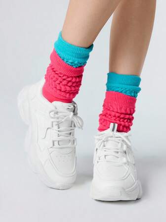 Women's Thick Sole Casual Sneakers, Lace-Up Beige High-Platform Waterproof Sports Shoes, Suitable For Spring & Autumn