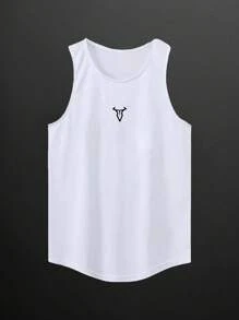 Manfinity Sport Corelite Herren Bull Muster Tank Top und Shorts Sports Set