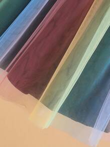 Glamorique Kids Robe d'Halloween à manches longues pour filles avec patchwork de squelette et maille colorée