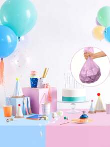1pc/2pcs/4pcs Disposable Gender Reveal Party Supplies Plastic Gender Reveal Tablecloths Waterproof Pink And Blue Tablecloth For Birthday Shower Party Decorations - Multicolor - View 2