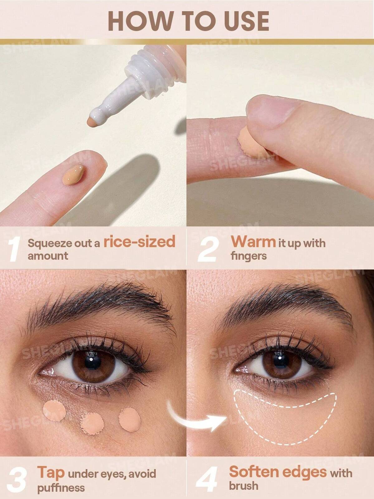 Poof! Gone Full Coverage Concealer-Almond