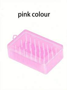 1PC 42 绕线缝纫线收纳盒，刺绣缝纫套装收纳盒，便携式大容量针架，便携式缝纫盒适用于 DIY 缝纫、刺绣和绗缝配件。