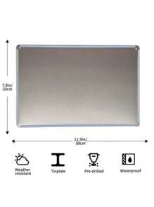 1 件幽默“无论鸡说什么都关上门”金属标牌 - 质朴的红白户外装饰，12x8 英寸 - 用途广泛，配件 - 彩色 - 查看 5