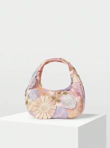 MOTF PREMIUM APPLIQUES EMBROIDERY TOP HANDLE BAG - Multicolor - View 2