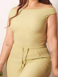 Lupita Cardoza Conjunto de dos piezas para mujer para uso diario - Verde - Ver 1